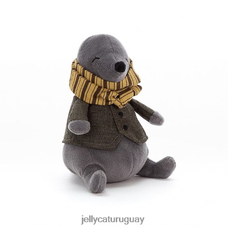 juguete Jellycat Riverside Rambler Topo Gris T88T62489