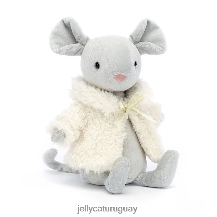 juguete Jellycat abrigo cómodo gris ratón T88T62212