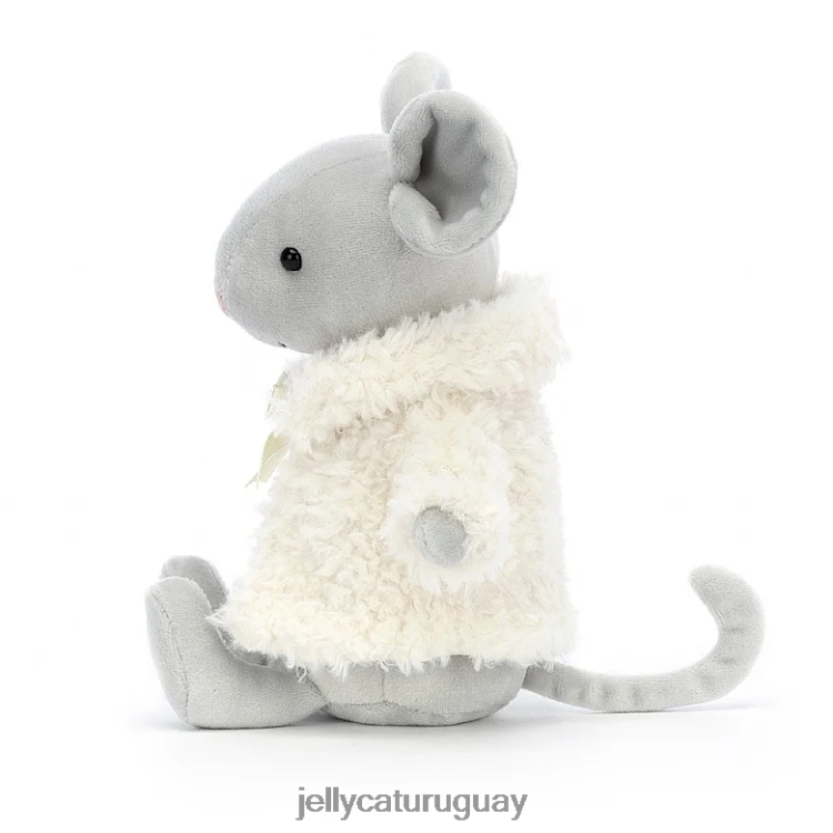 juguete Jellycat abrigo cómodo gris ratón T88T62212