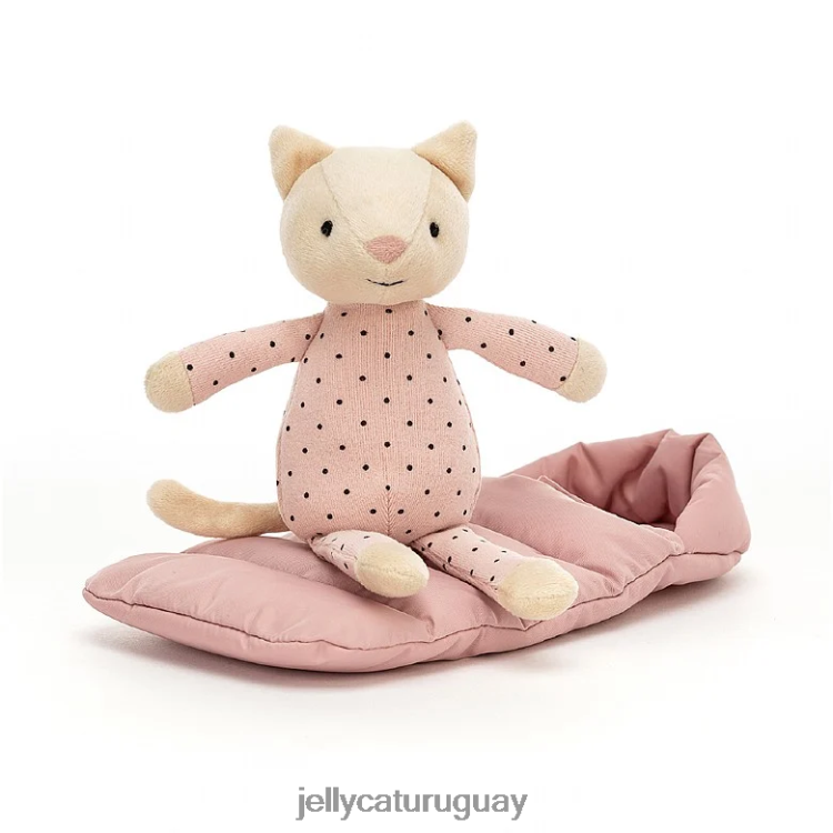 juguete Jellycat acurrucador gato gris T88T62296