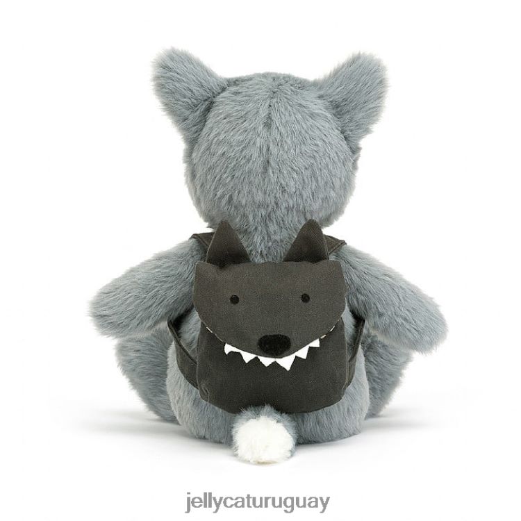 juguete Jellycat mochila lobo gris T88T62290