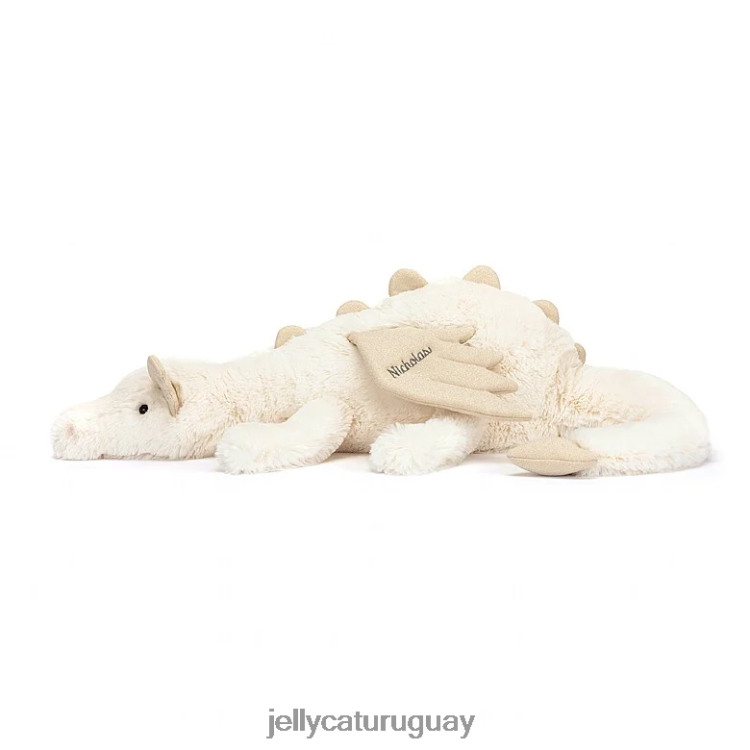 juguete Jellycat dragón de nieve personalizado enorme blanco T88T62570