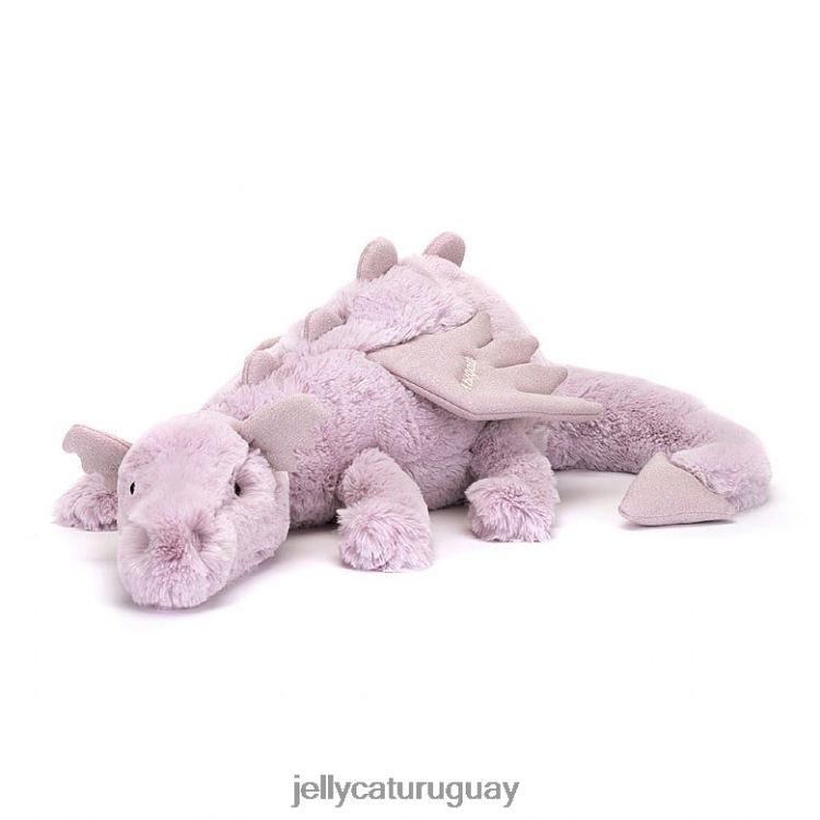 juguete Jellycat dragón lavanda personalizado lila enorme T88T62456