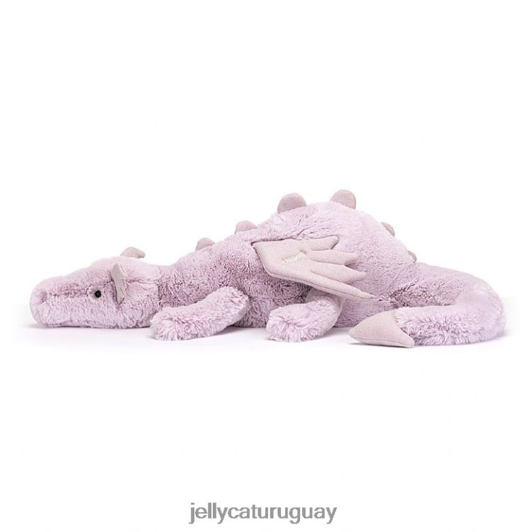 juguete Jellycat dragón lavanda personalizado lila enorme T88T62456
