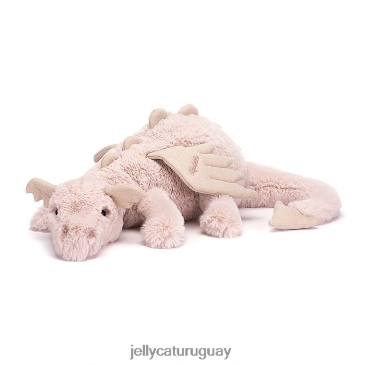 juguete Jellycat dragón rosa personalizado enorme rosa T88T62523