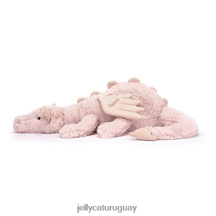 juguete Jellycat dragón rosa personalizado enorme rosa T88T62523