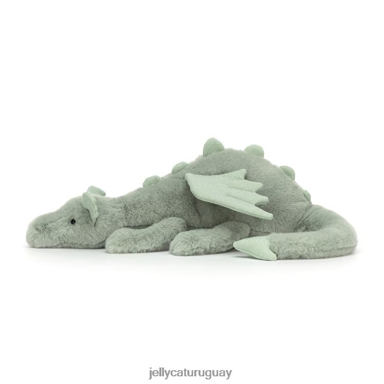 juguete Jellycat dragón salvia verde pálido T88T62585