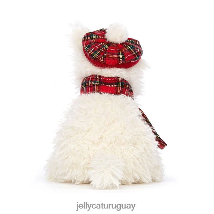 juguete Jellycat Calentador de invierno crema para perros munro scottie T88T6252