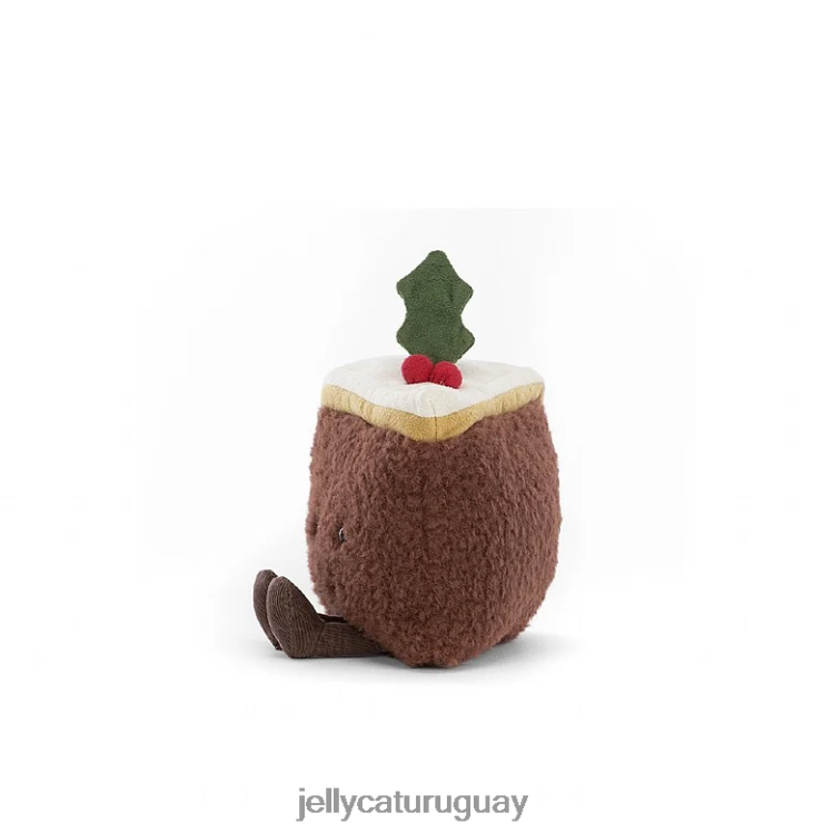 juguete Jellycat Rebanada divertida de pastel navideño multicolor. T88T62199
