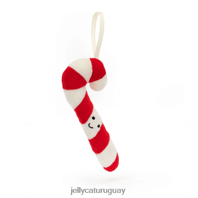 juguete Jellycat bastón de caramelo de locura festiva multicolor T88T62626