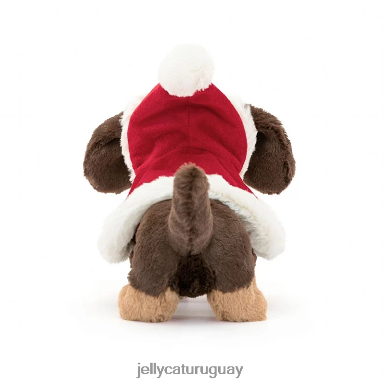 juguete Jellycat calentador de invierno otto salchicha perro marrón T88T6229