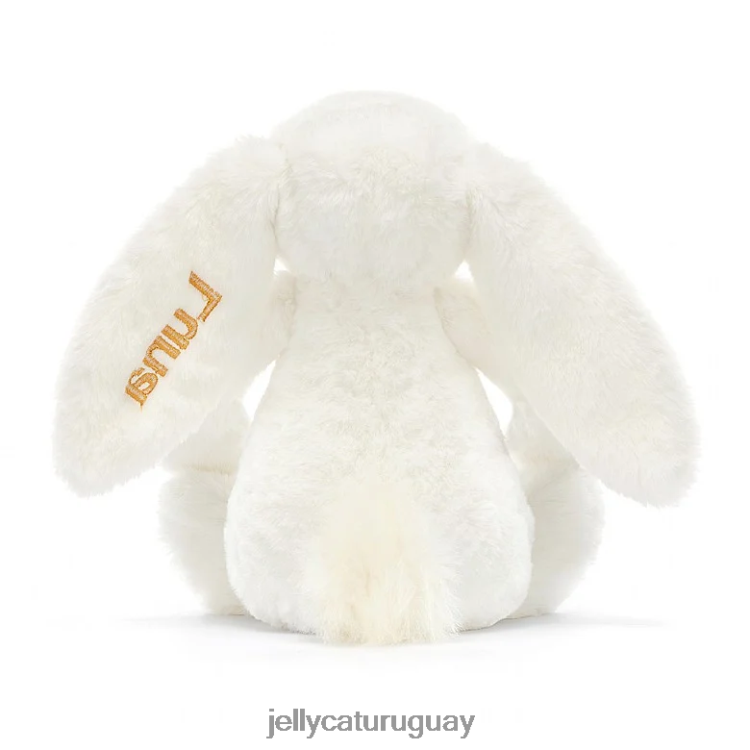 juguete Jellycat conejito de lujo tímido personalizado luna medio blanco T88T62228