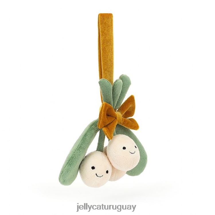 juguete Jellycat crema de muérdago divertida T88T6262