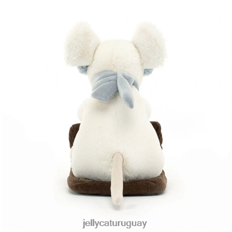 juguete Jellycat crema de trineo de ratón feliz T88T62186