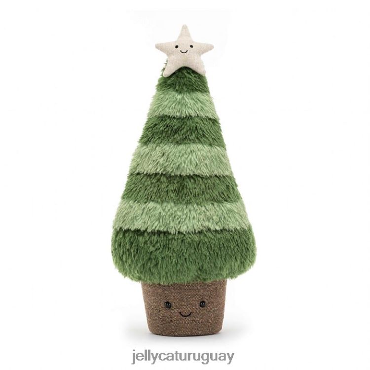 juguete Jellycat divertido abeto nórdico árbol de navidad verde T88T621