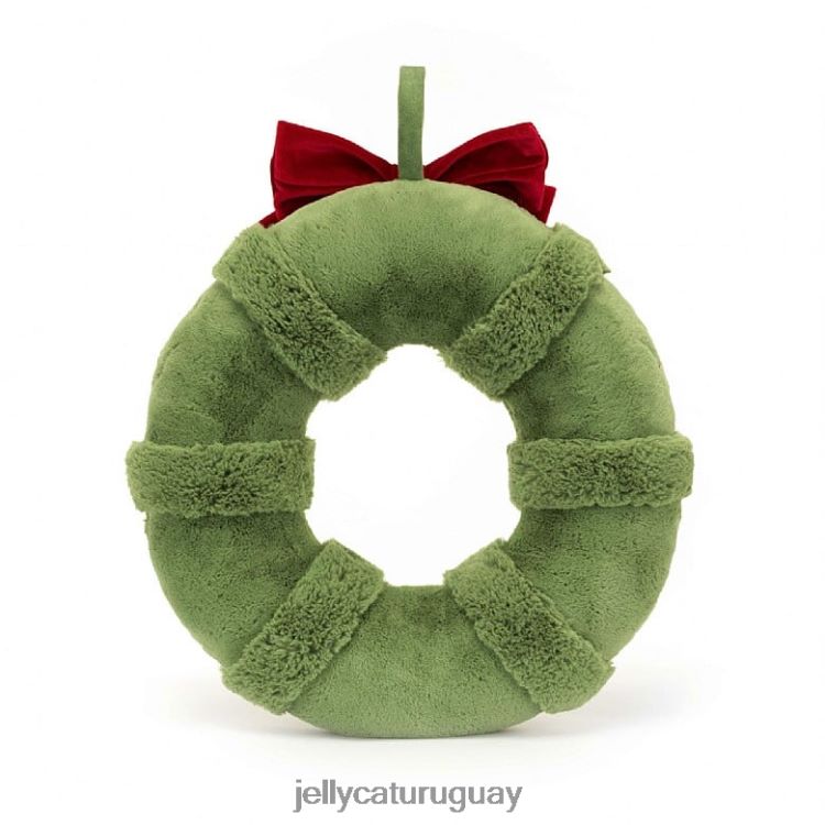 juguete Jellycat divertido decorado corona navideña multicolor T88T62552