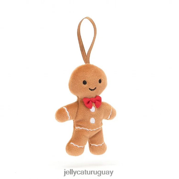 juguete Jellycat locura festiva pan de jengibre fred beige T88T62671
