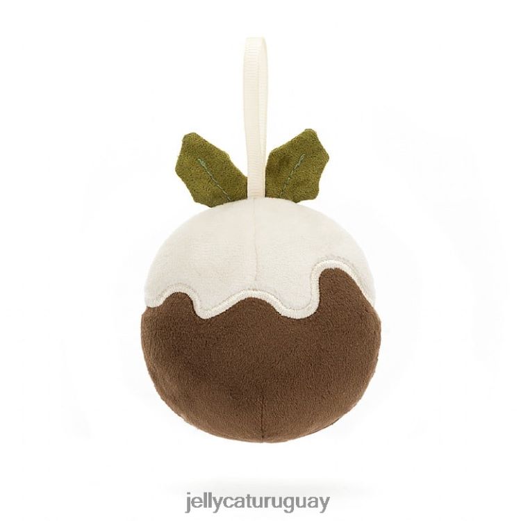 juguete Jellycat locura festiva pudín de navidad brown T88T6239