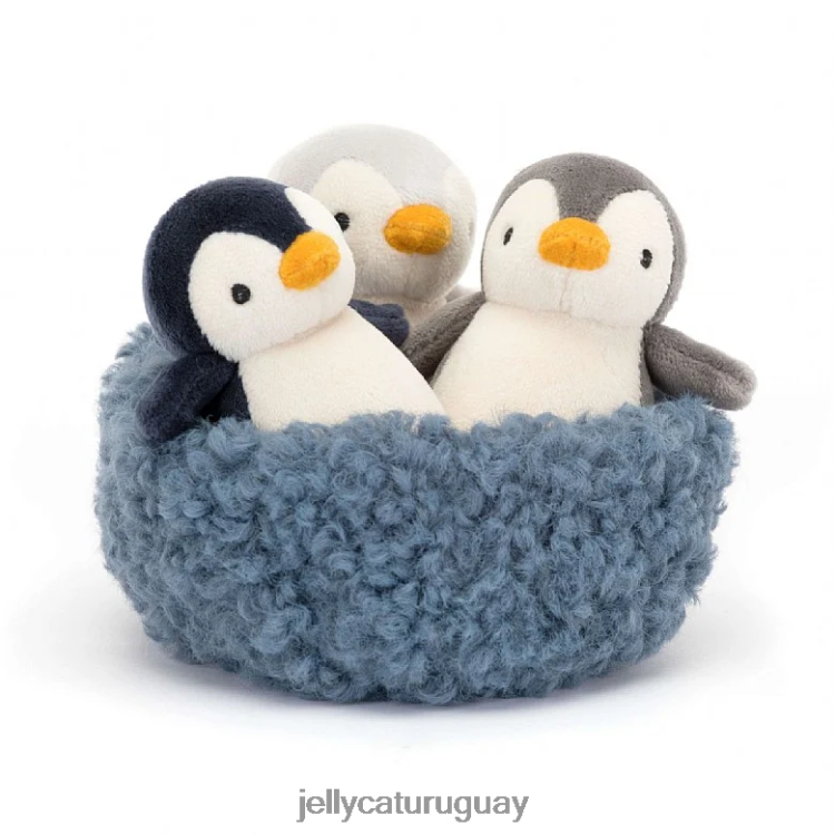 juguete Jellycat pingüinos anidando multicolor T88T62644