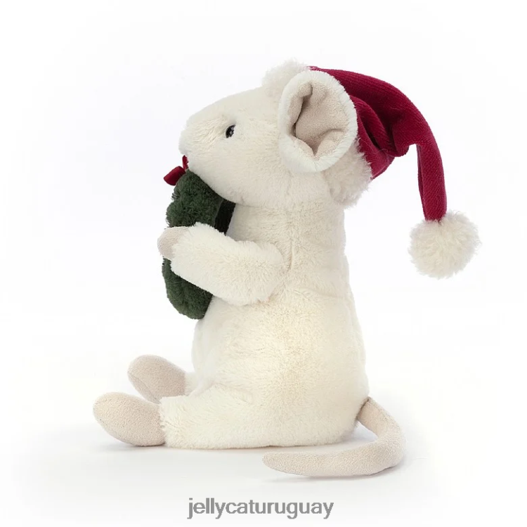juguete Jellycat ratón feliz esquiando verde T88T62233