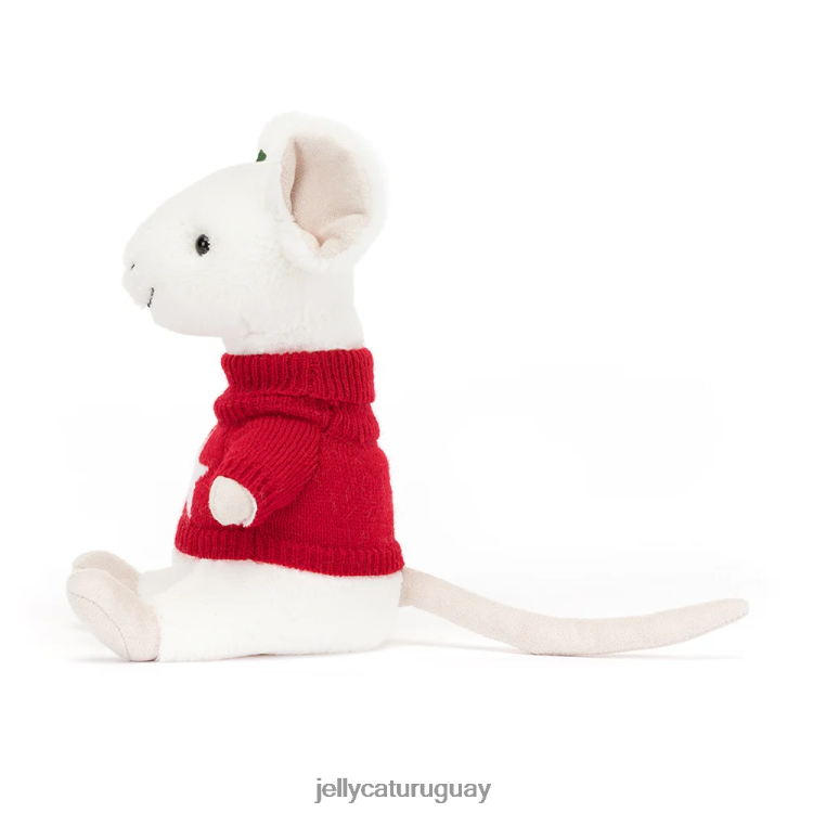 juguete Jellycat ratón feliz esquiando verde T88T62233
