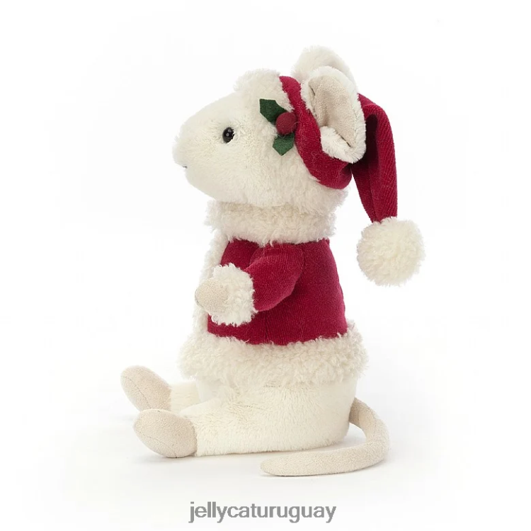 juguete Jellycat ratón feliz esquiando verde T88T62233