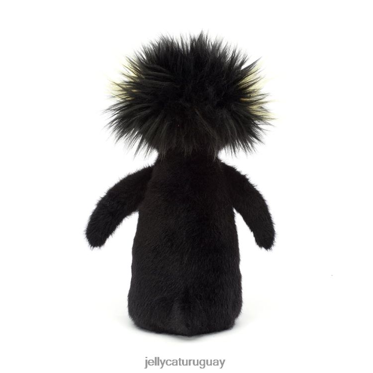 juguete Jellycat ronnie pingüino penacho amarillo negro y crema T88T627