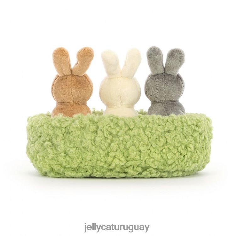 juguete Jellycat conejitos nido multicolor T88T62643