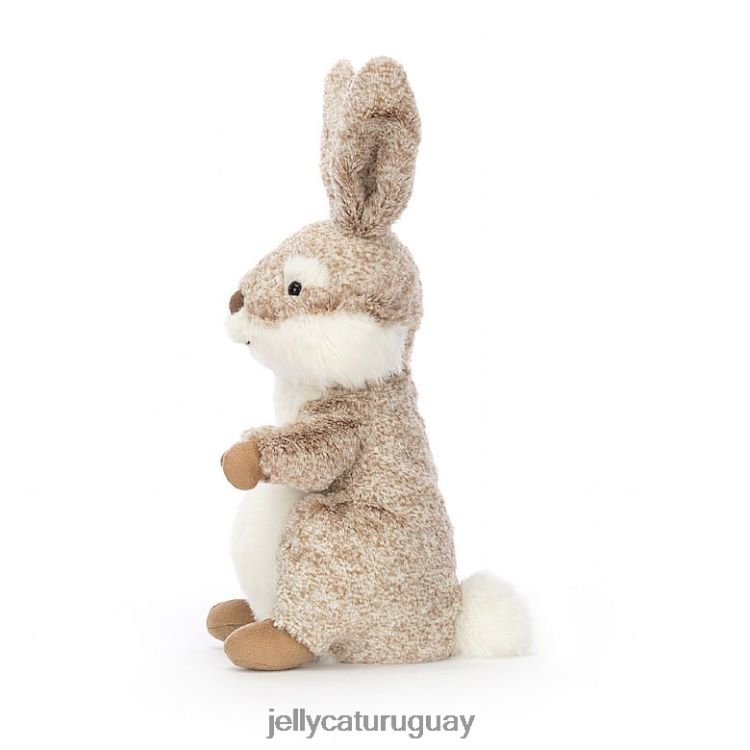 juguete Jellycat liebre ambrosie marrón y blanca T88T62409