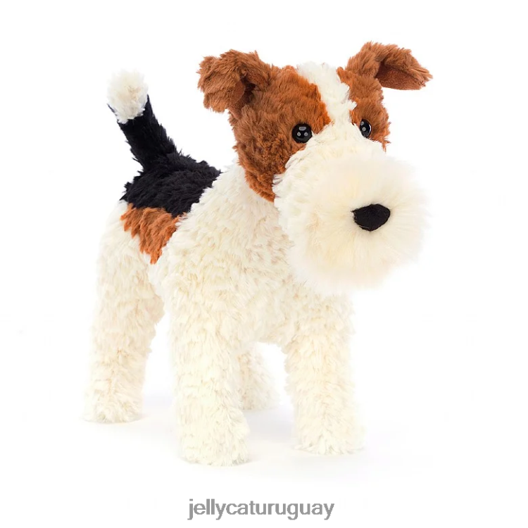 juguete Jellycat hector fox terrier marrón y blanco T88T62351