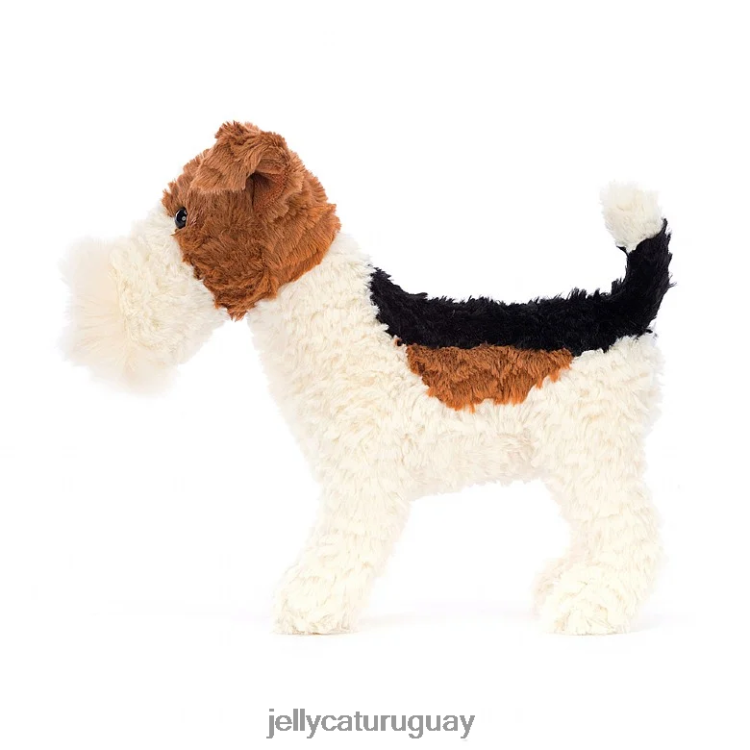 juguete Jellycat hector fox terrier marrón y blanco T88T62351