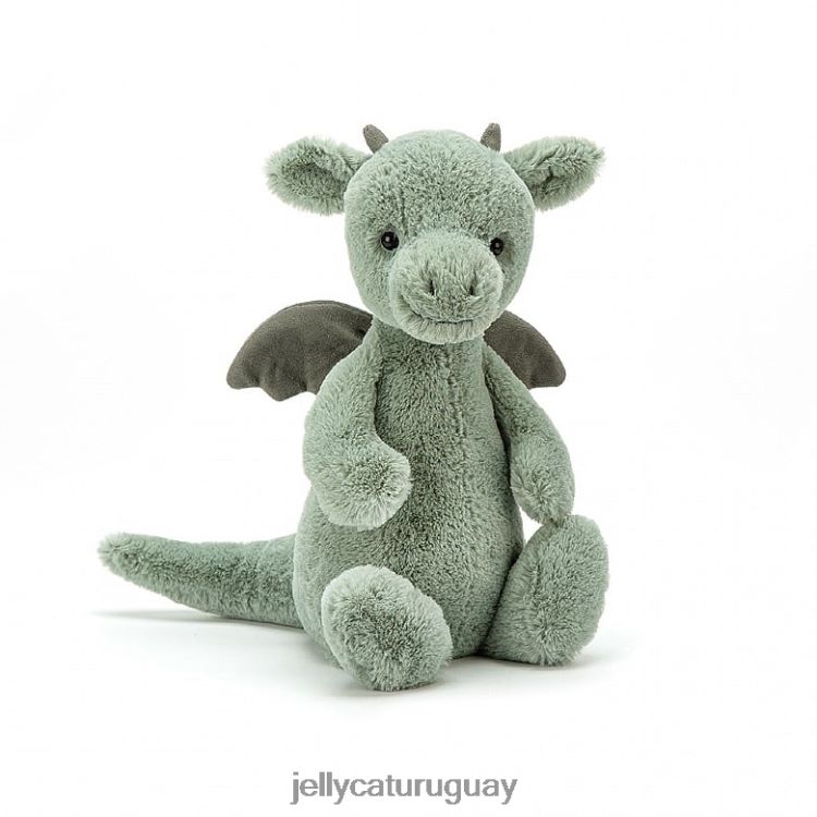 juguete Jellycat Dragón tímido verde T88T62318