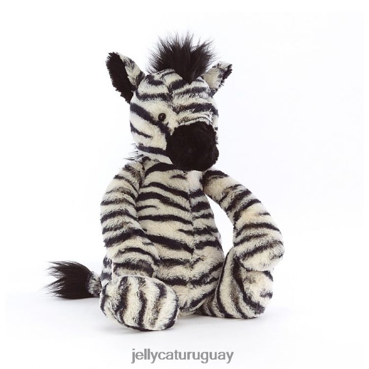 juguete Jellycat cebra tímida en blanco y negro T88T62611