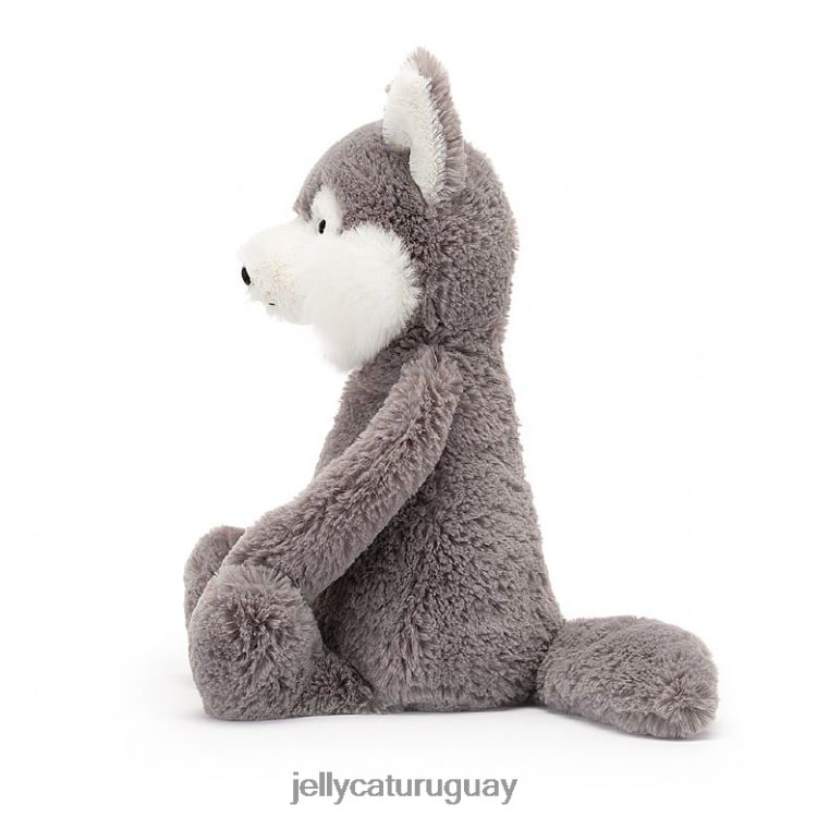 juguete Jellycat lobo tímido gris y blanco T88T62179