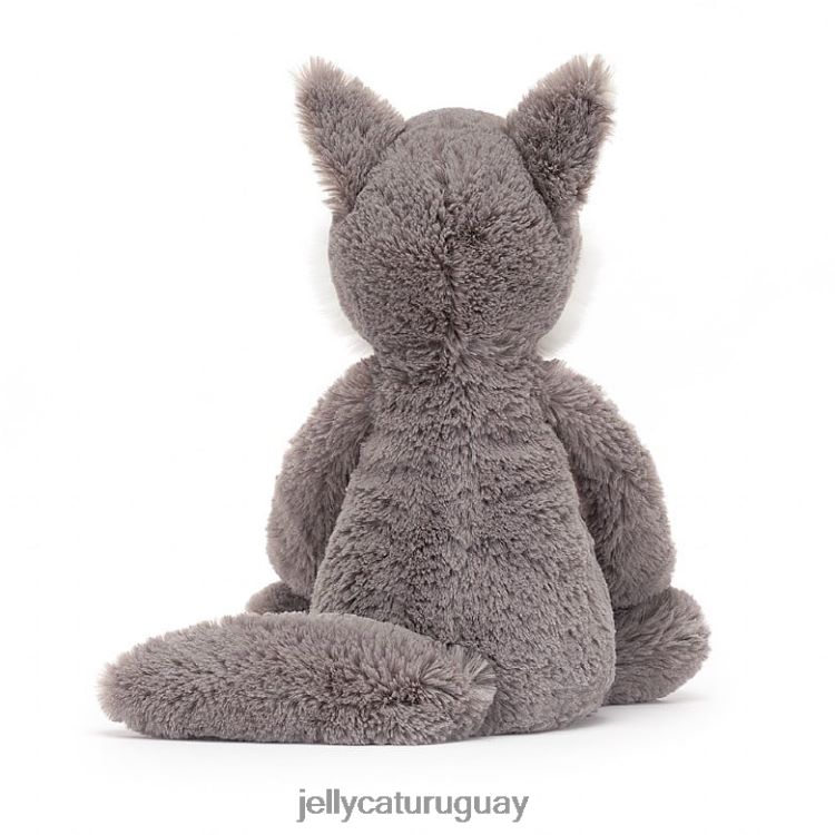 juguete Jellycat lobo tímido gris y blanco T88T62179