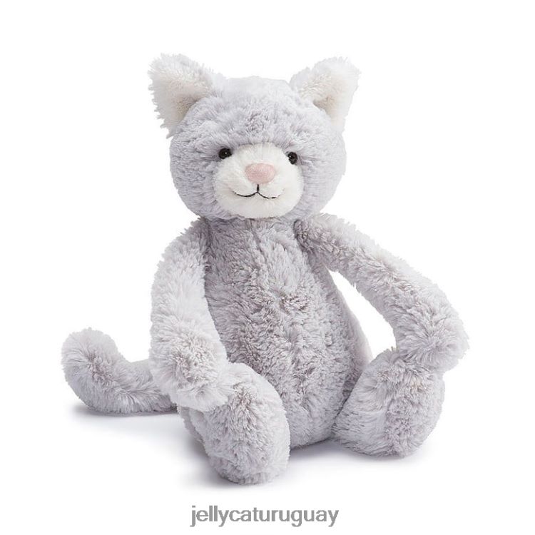 juguete Jellycat tímido gatito gris plateado T88T62608