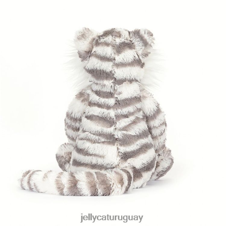 juguete Jellycat tímido tigre de nieve gris y blanco T88T62609