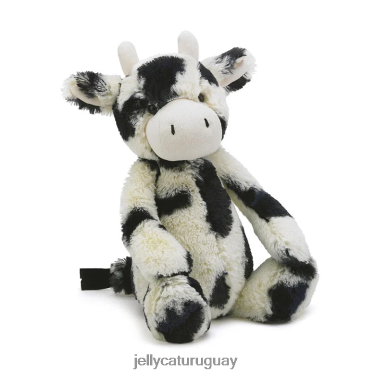 juguete Jellycat ternero tímido en blanco y negro T88T62607