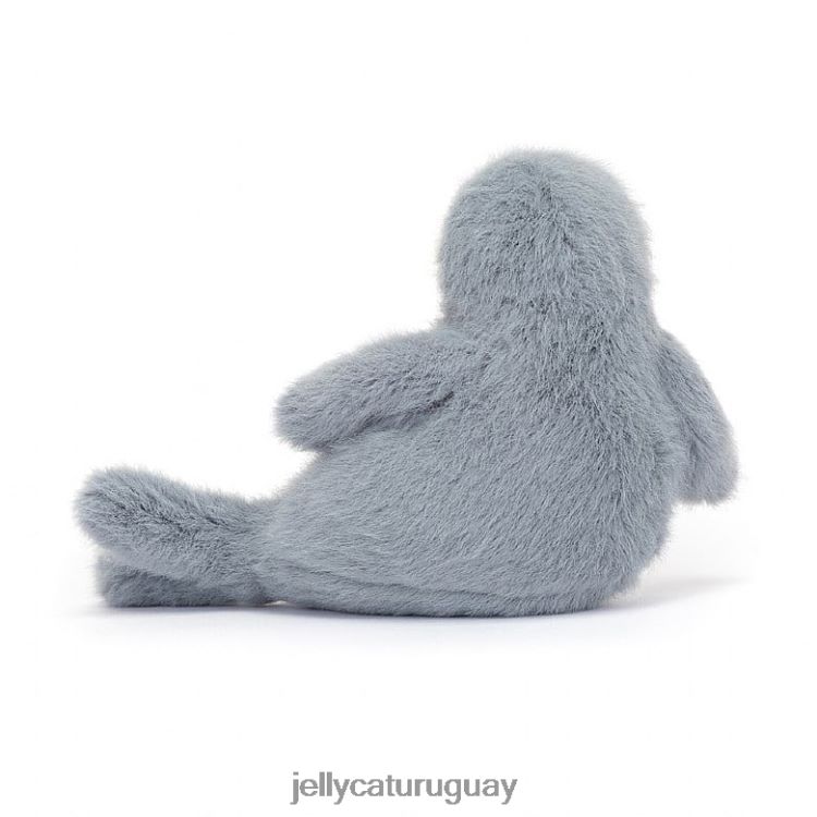 juguete Jellycat Nauticool Roly Poly Seal gris y blanco. T88T6285