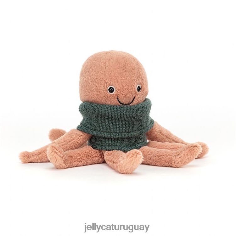 juguete Jellycat acogedor equipo pulpo albaricoque T88T62231