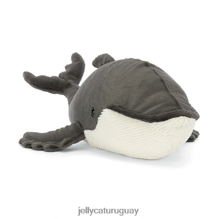 juguete Jellycat humphrey la ballena jorobada gris y blanca T88T62457