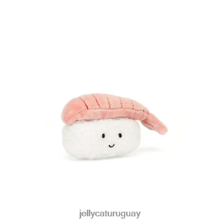 juguete Jellycat atrevido sushi nigiri rosa y blanco T88T62647
