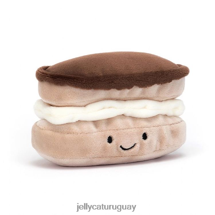 juguete Jellycat bonita pastelería eclair marrón T88T62133