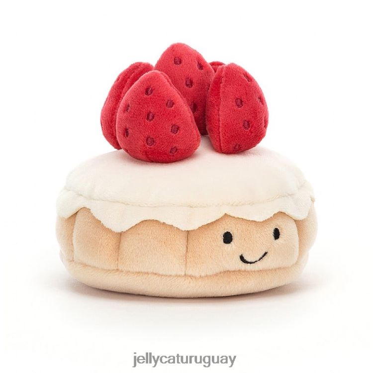 juguete Jellycat bonita pastelería tarta aux fraises multicolor T88T6226
