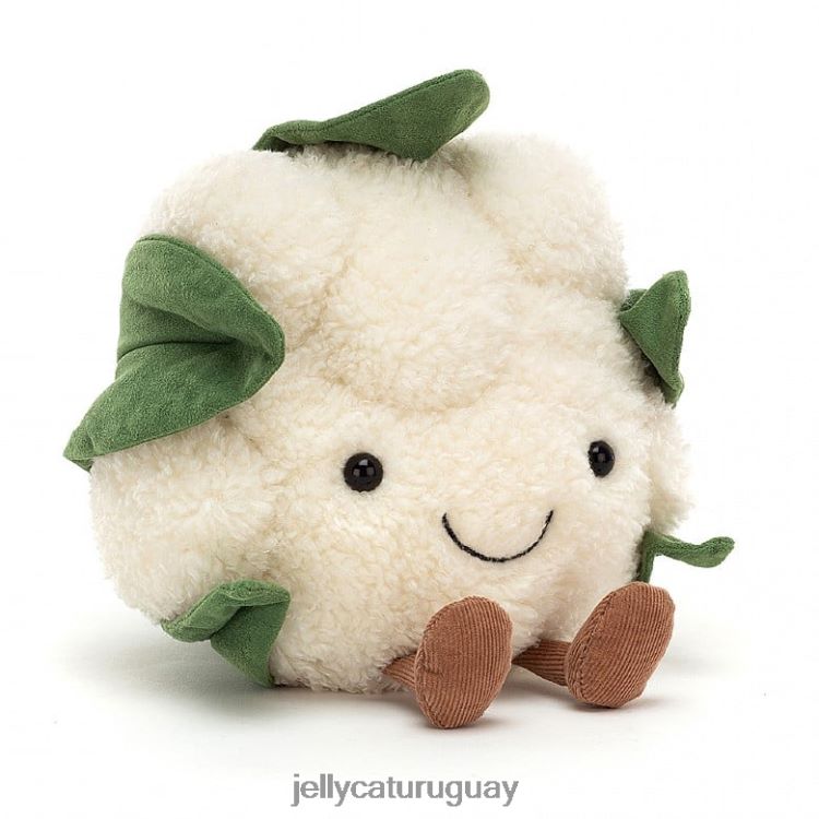 juguete Jellycat coliflor blanca divertida T88T62599