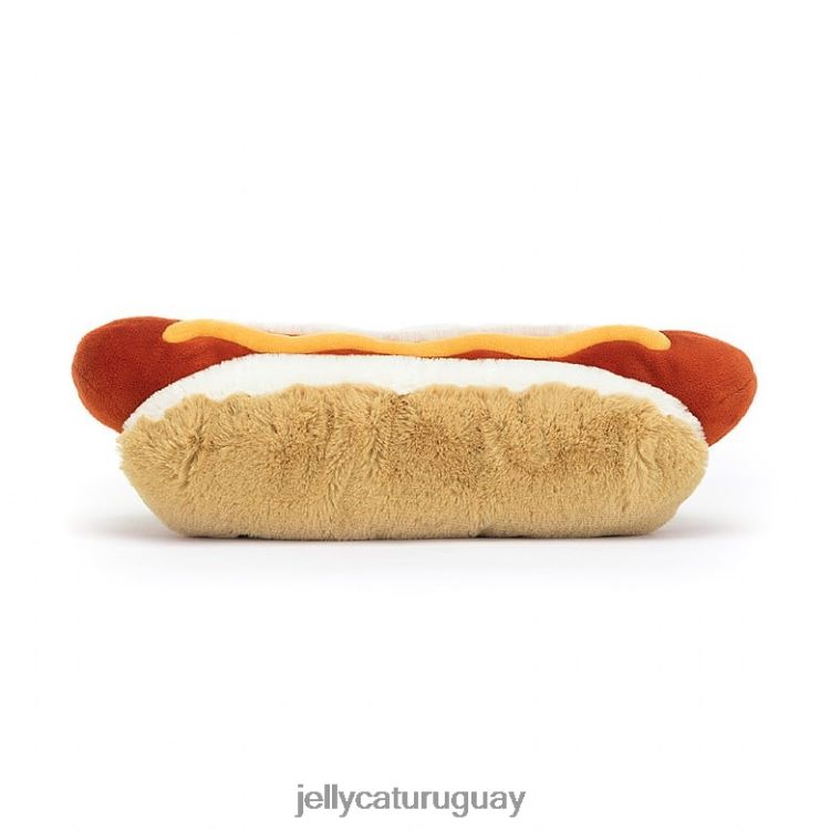 juguete Jellycat divertido hot dog multicolor T88T6256