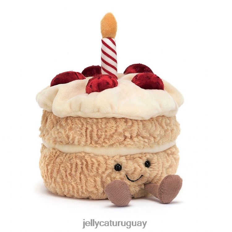 juguete Jellycat divertido pastel de cumpleaños multicolor T88T62528