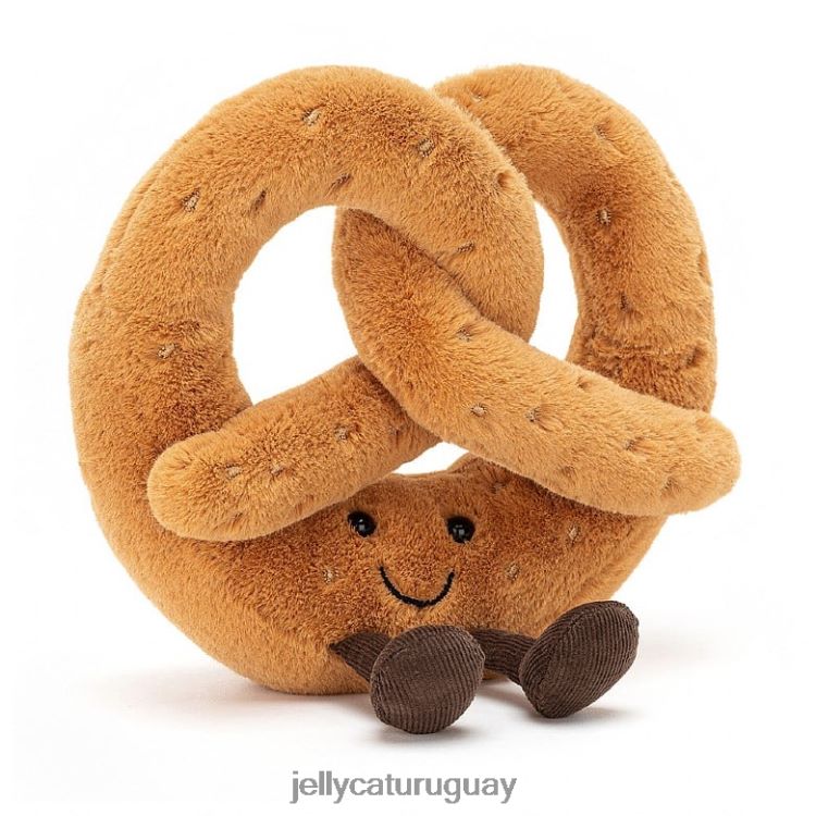 juguete Jellycat divertido pretzel beige T88T62589