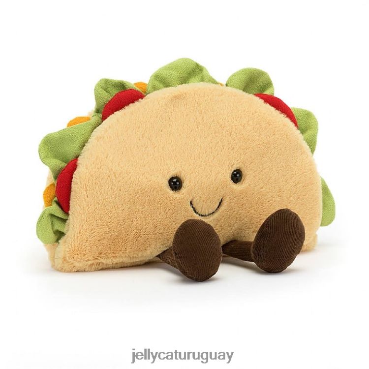 juguete Jellycat divertido taco beige T88T6257