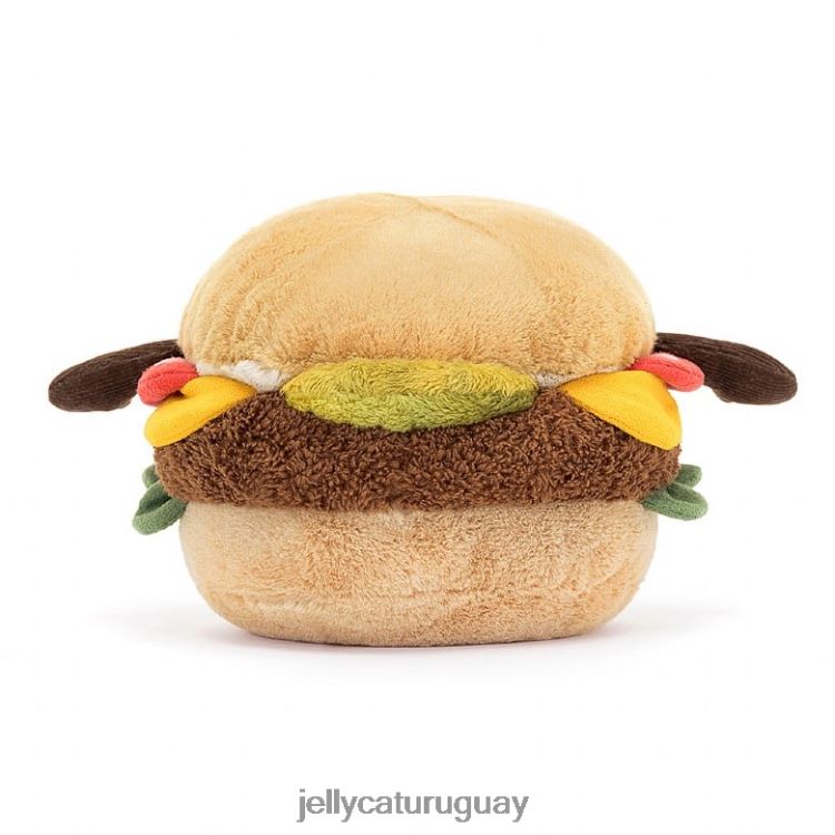 juguete Jellycat hamburguesa divertida multicolor T88T6288